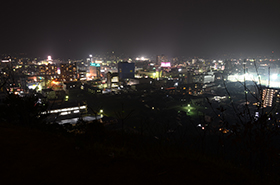 桑山公園の夜景サムネ